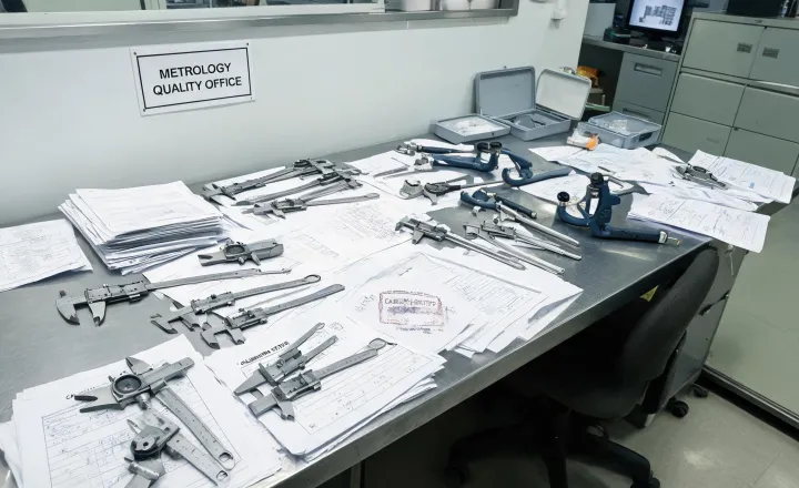 Uncontrolled inspection bench with duplicated gauges